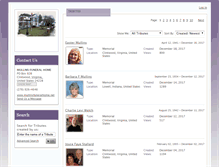 Tablet Screenshot of mullinsfh.yourtribute.com