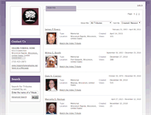Tablet Screenshot of higginsfh.yourtribute.com